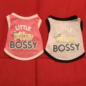 Little Miss Bossy Dog Shirts